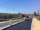 Roboty asfaltowe na włączeniu łącznic węzła Częstochowa Blachownia do drogi krajowej nr 46